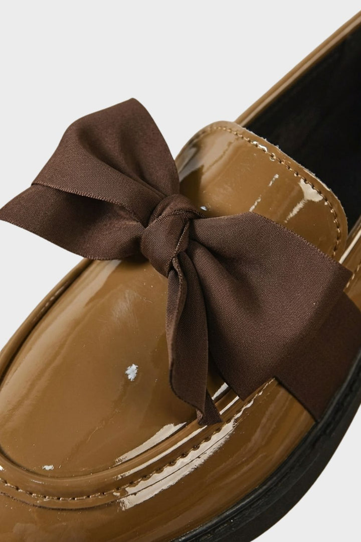 Damen Slip On Loafer | Schleifenverzierung