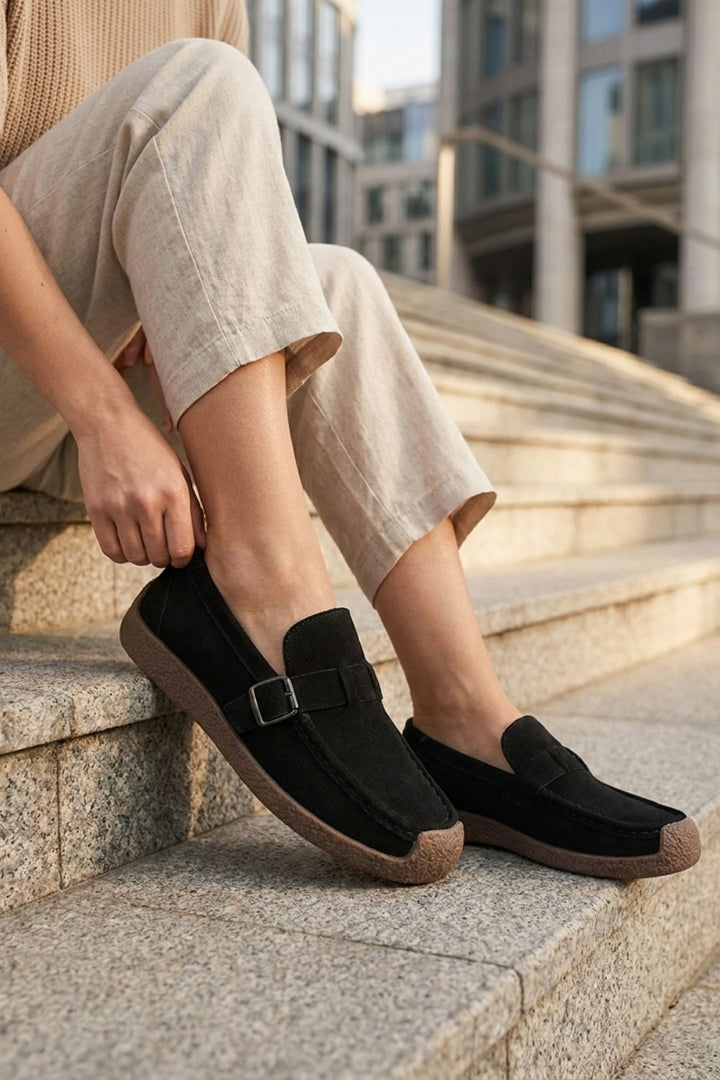 Damen Slip-On Loafer | Schnalle