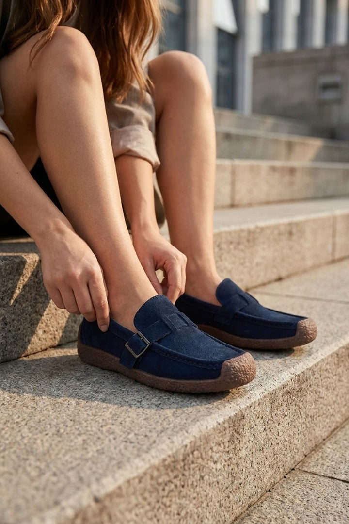 Damen Slip-On Loafer | Schnalle