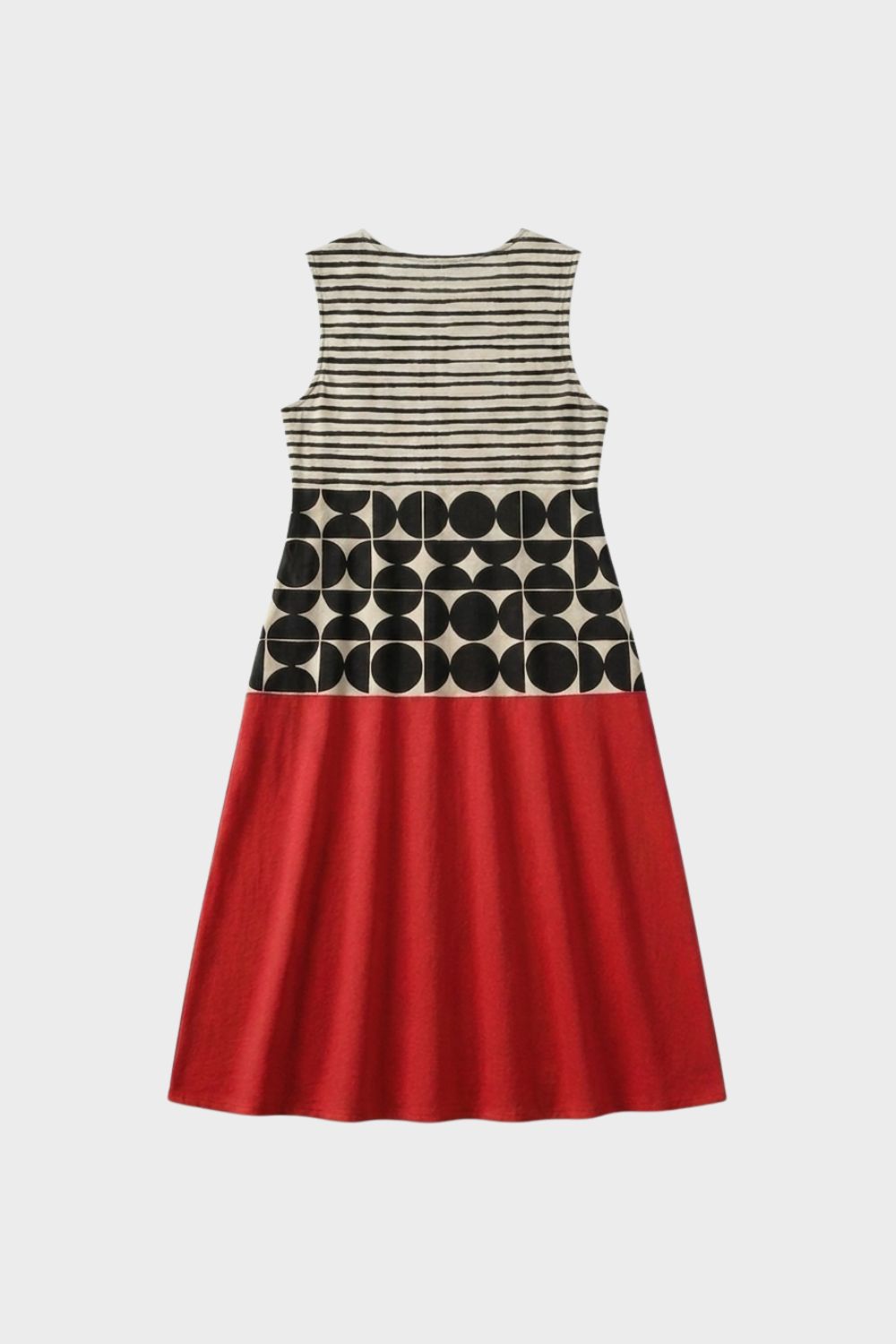 Damen Sommer Midi Kleid | Plissee