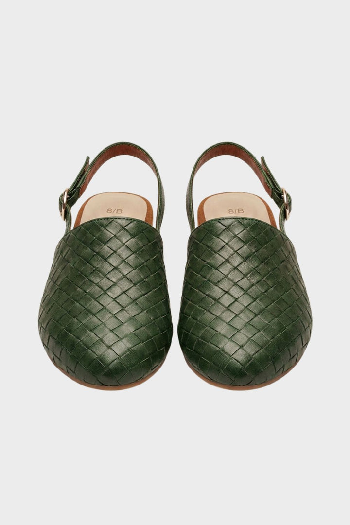 Damen Spitze Mules | Geflochten