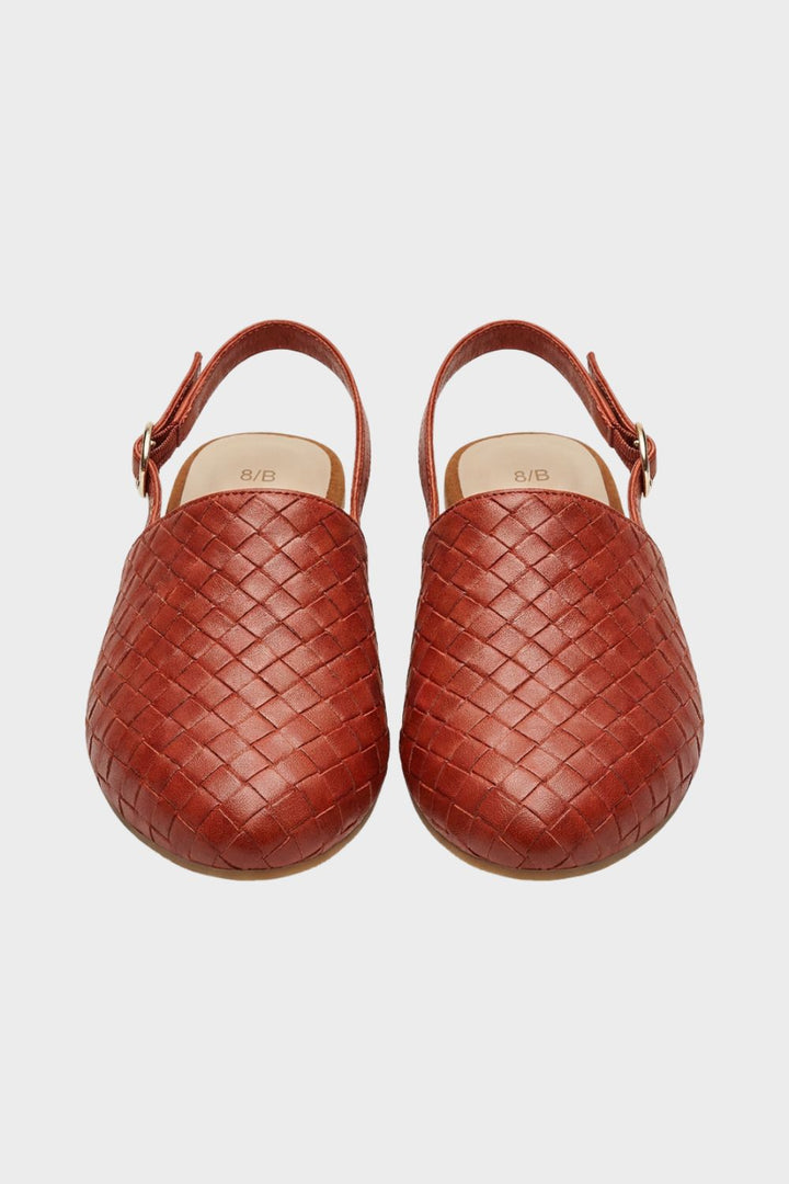 Damen Spitze Mules | Geflochten