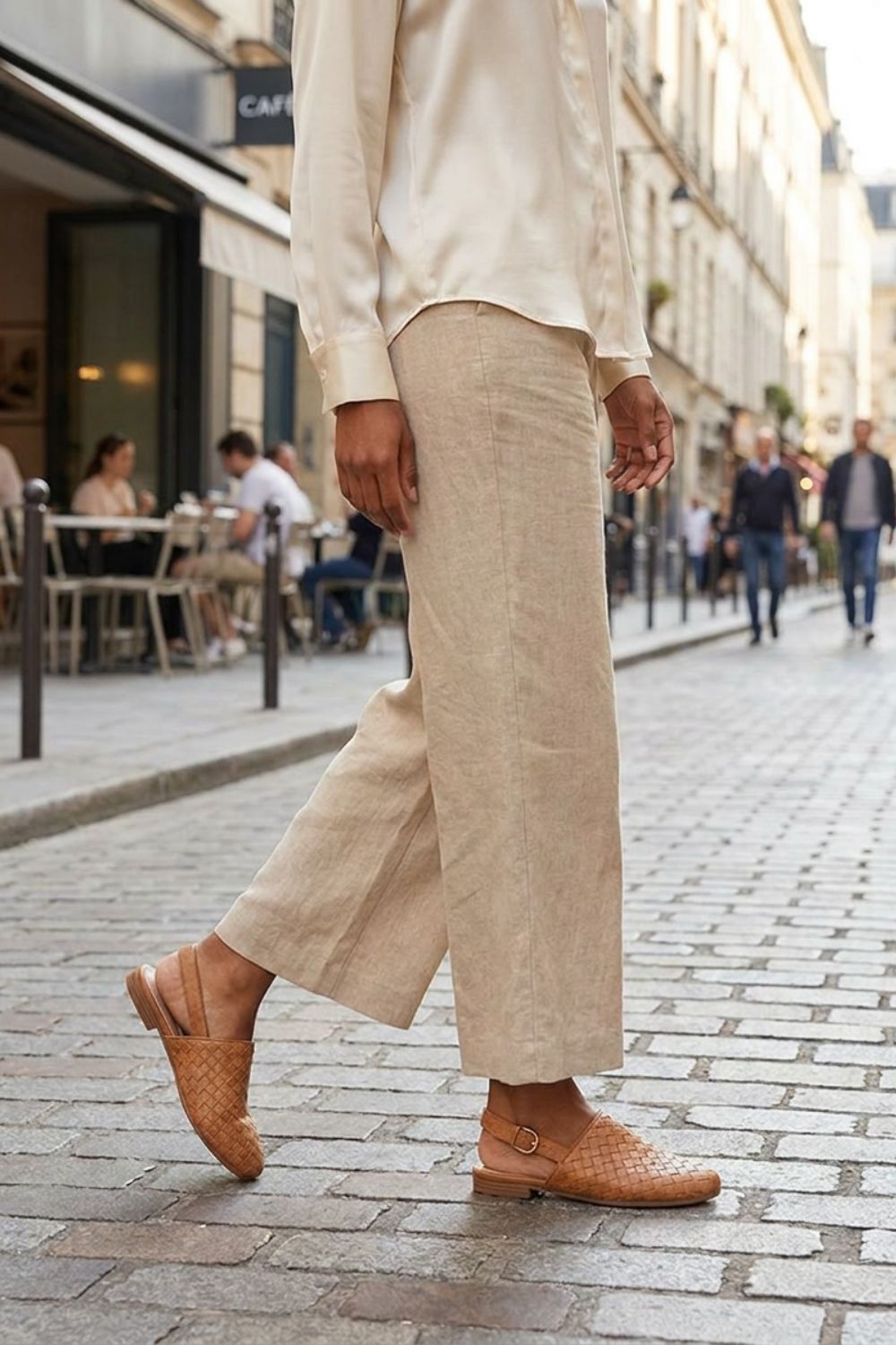 Damen Spitze Mules | Geflochten