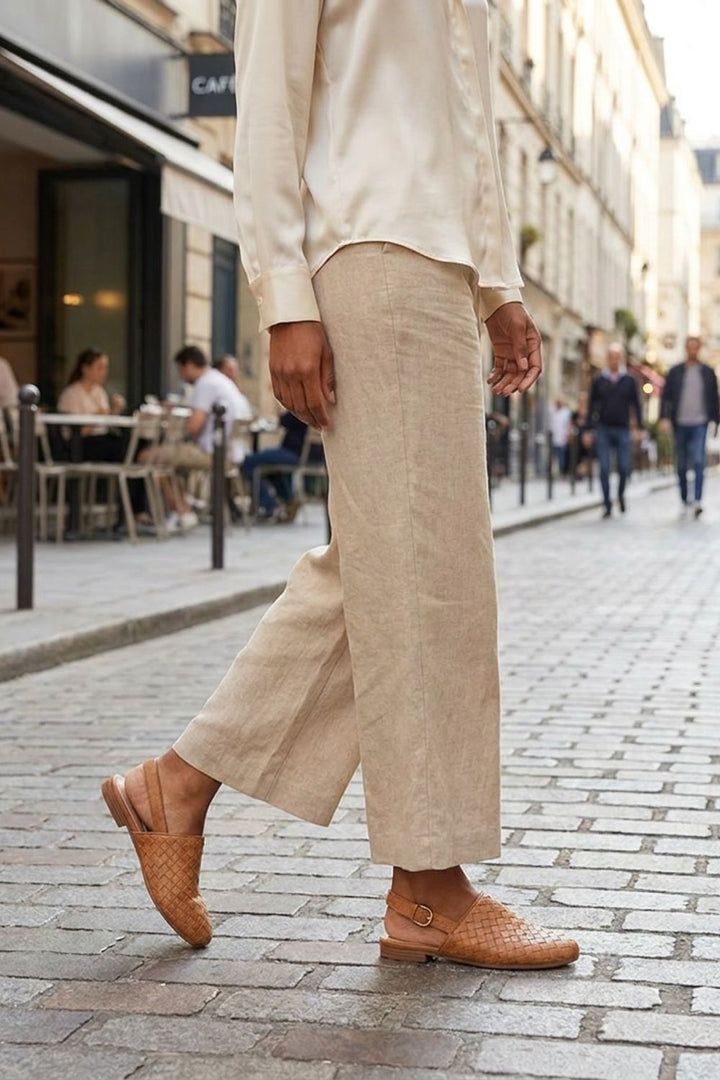 Damen Spitze Mules | Geflochten