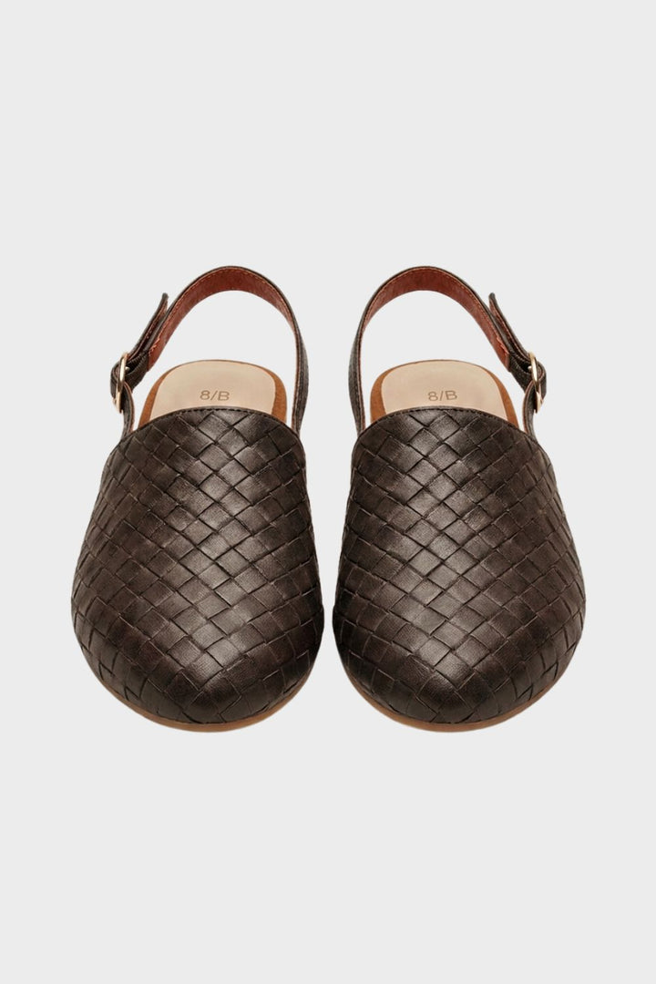 Damen Spitze Mules | Geflochten