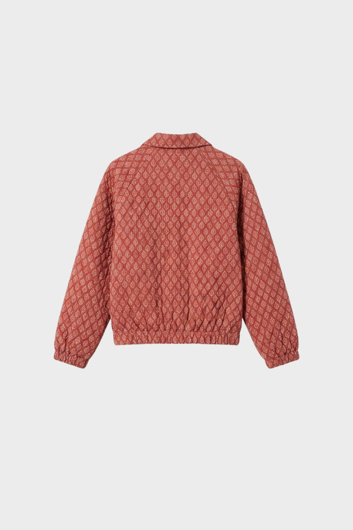Damen Steppjacke mit Druckknöpfen und Stehkragen