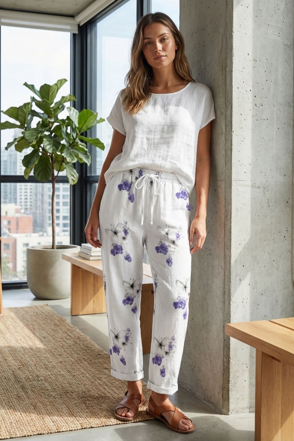 Damen Streifen Hose – Sommer – Styling-Inspiration