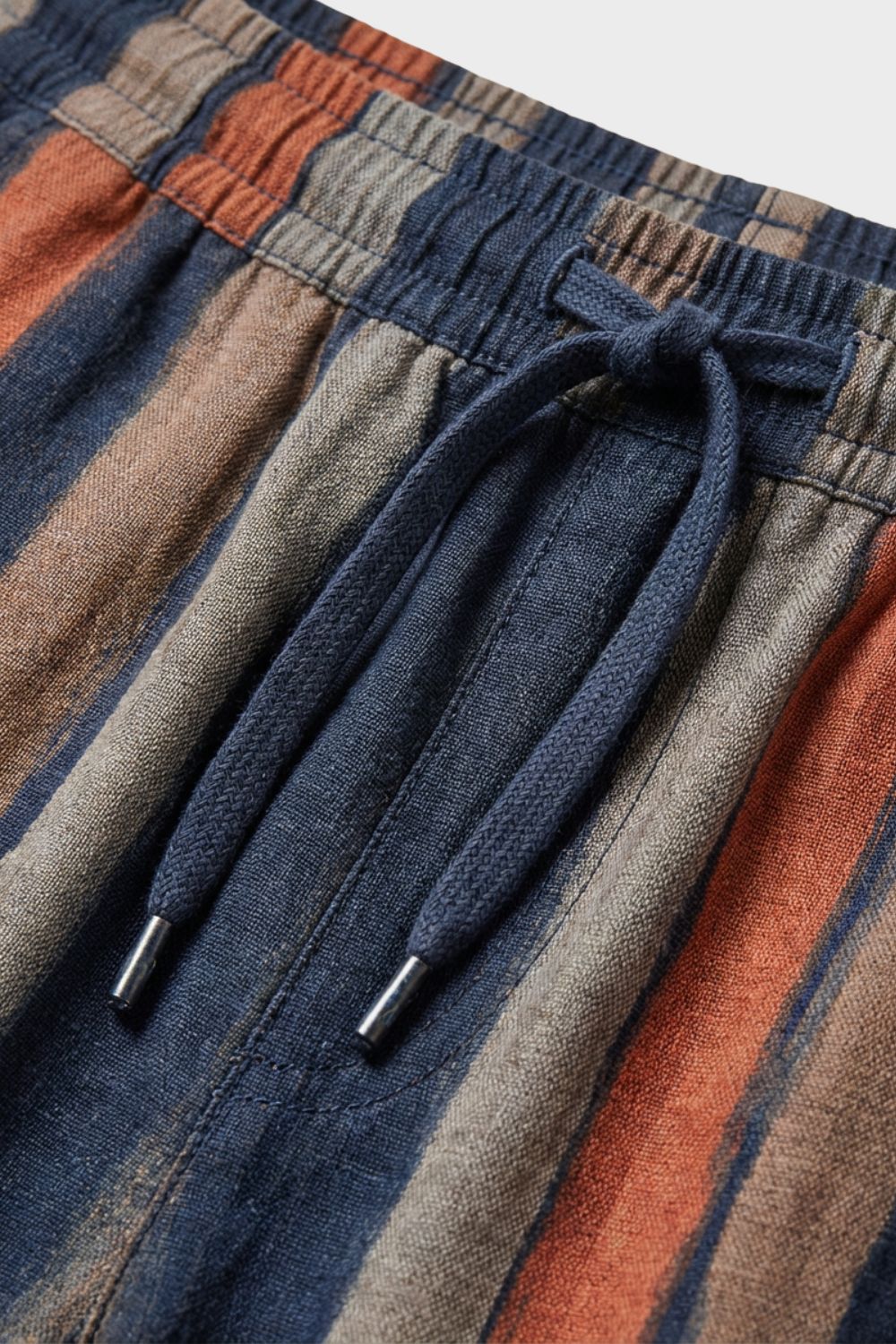 Damen Streifen Hose – Sommer – Profil-Ansicht