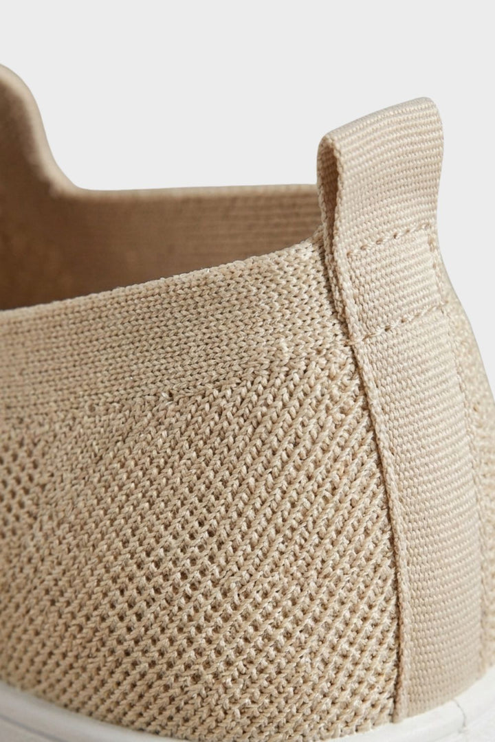 Damen Strick Loafer | Slip-On Flach