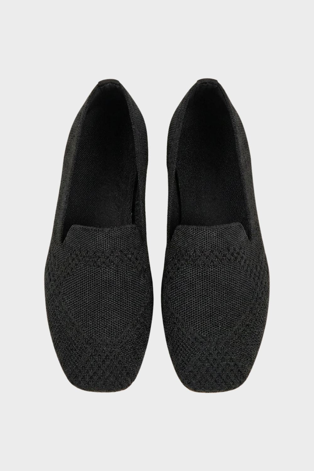 Damen Strick Loafer | Slip-On Flach