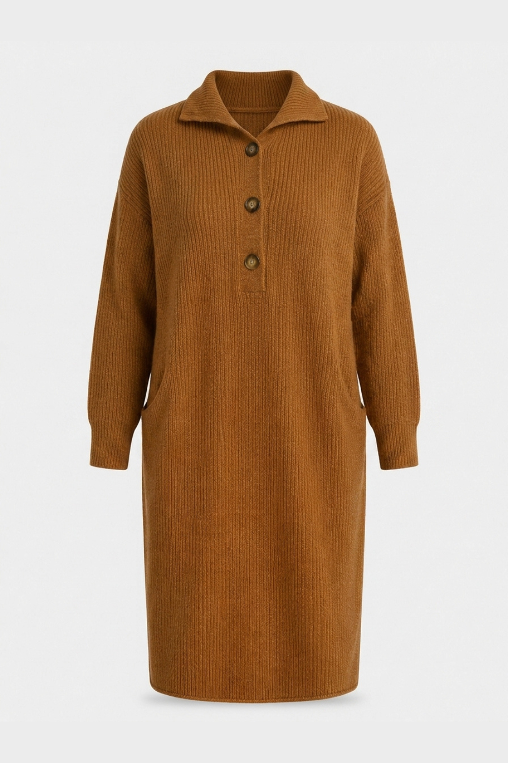 Damen Strickkleid Midi | Polo