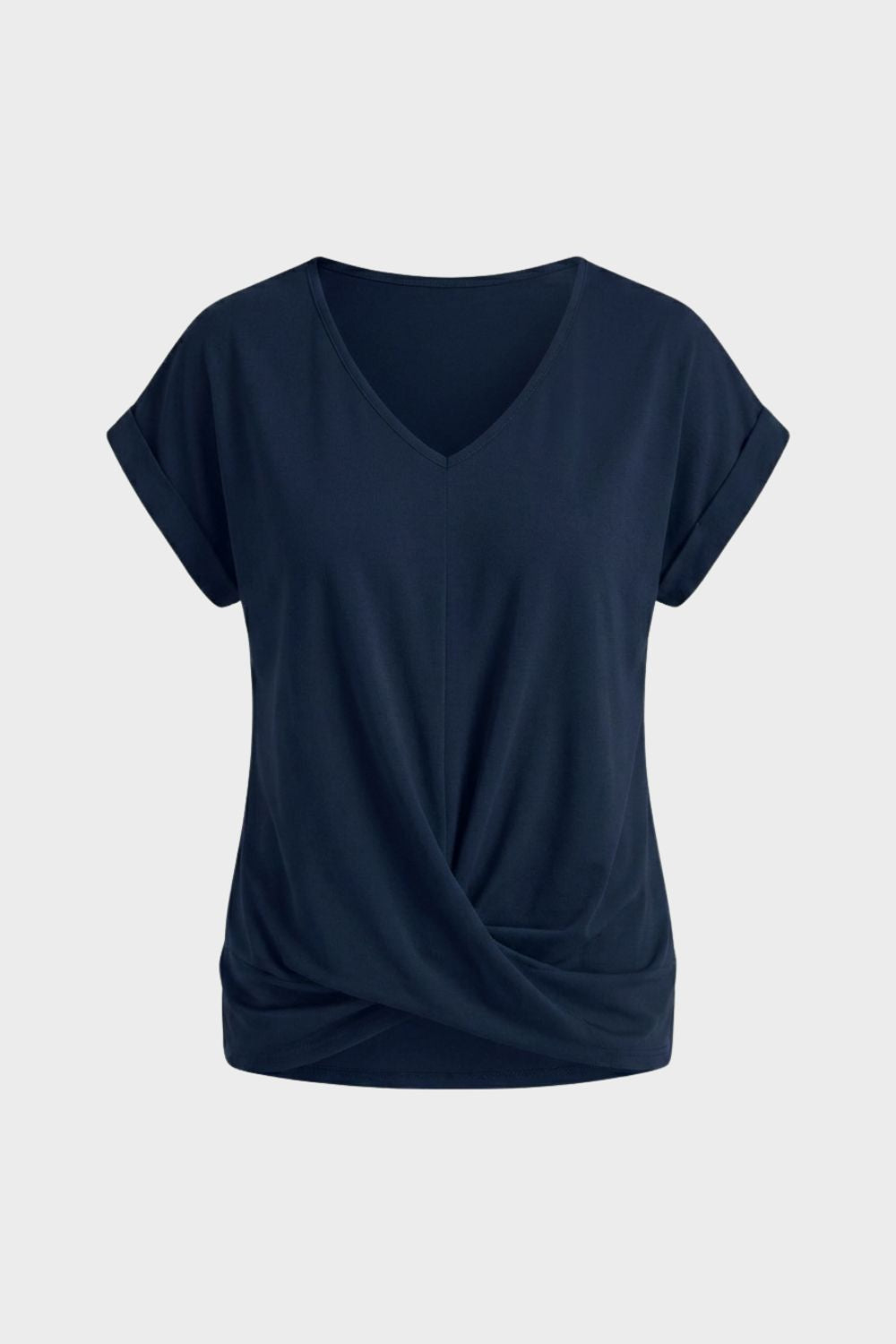 Damen T-Shirt mit V-Ausschnitt und Kurzarm