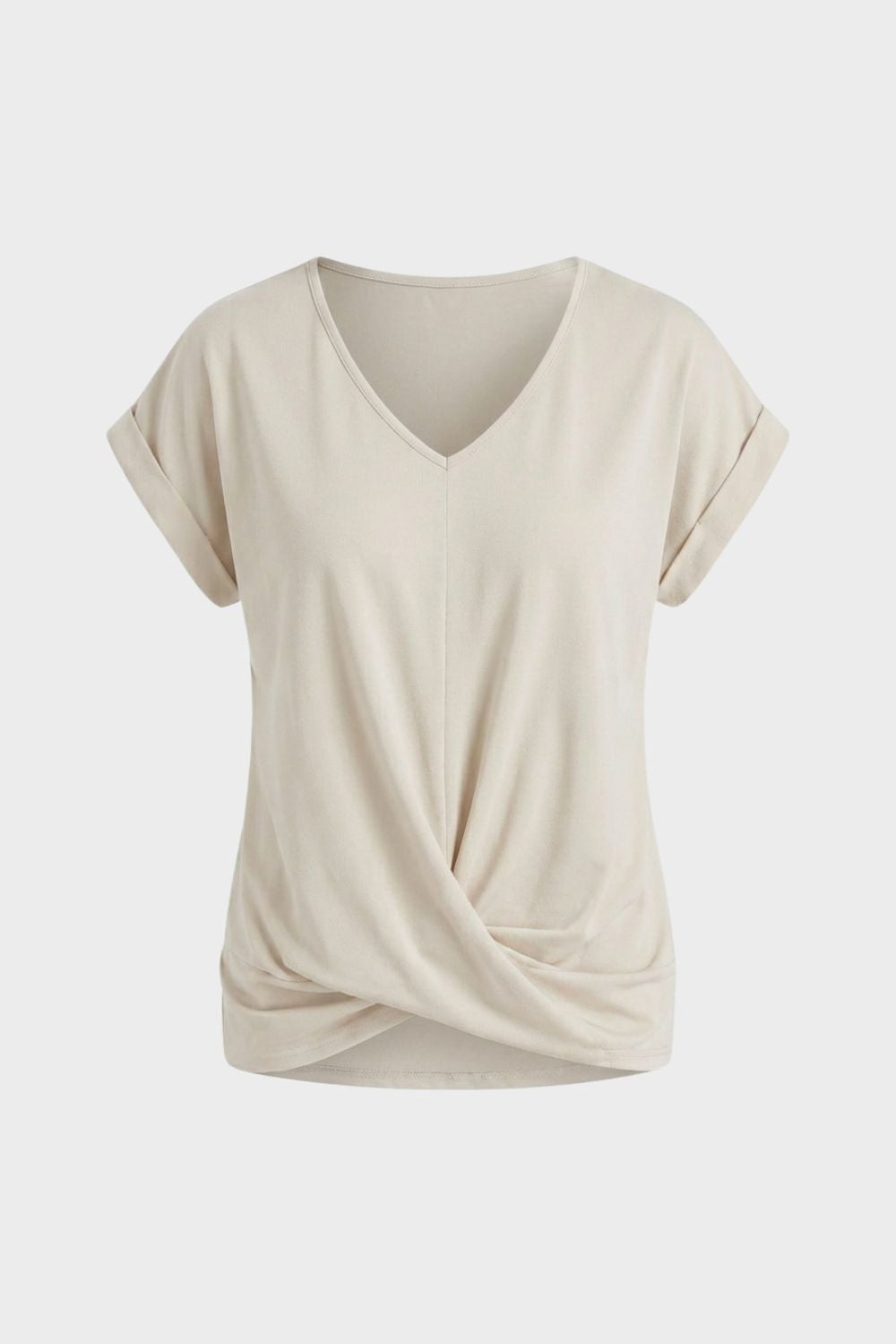 Damen T-Shirt mit V-Ausschnitt und Kurzarm