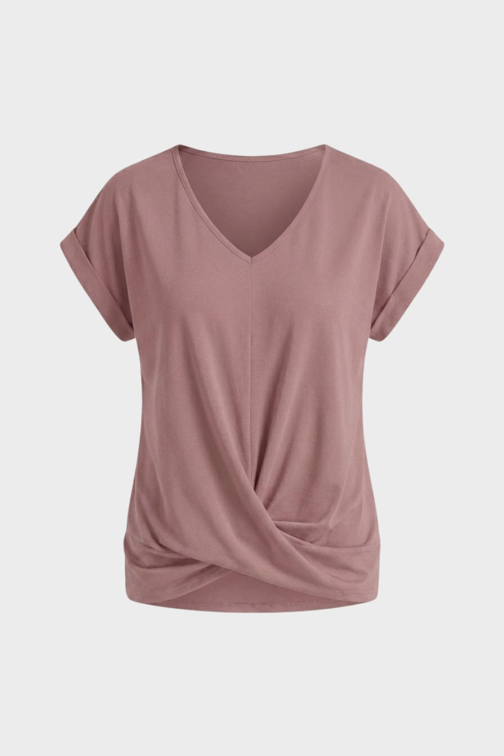 Damen T-Shirt mit V-Ausschnitt und Kurzarm
