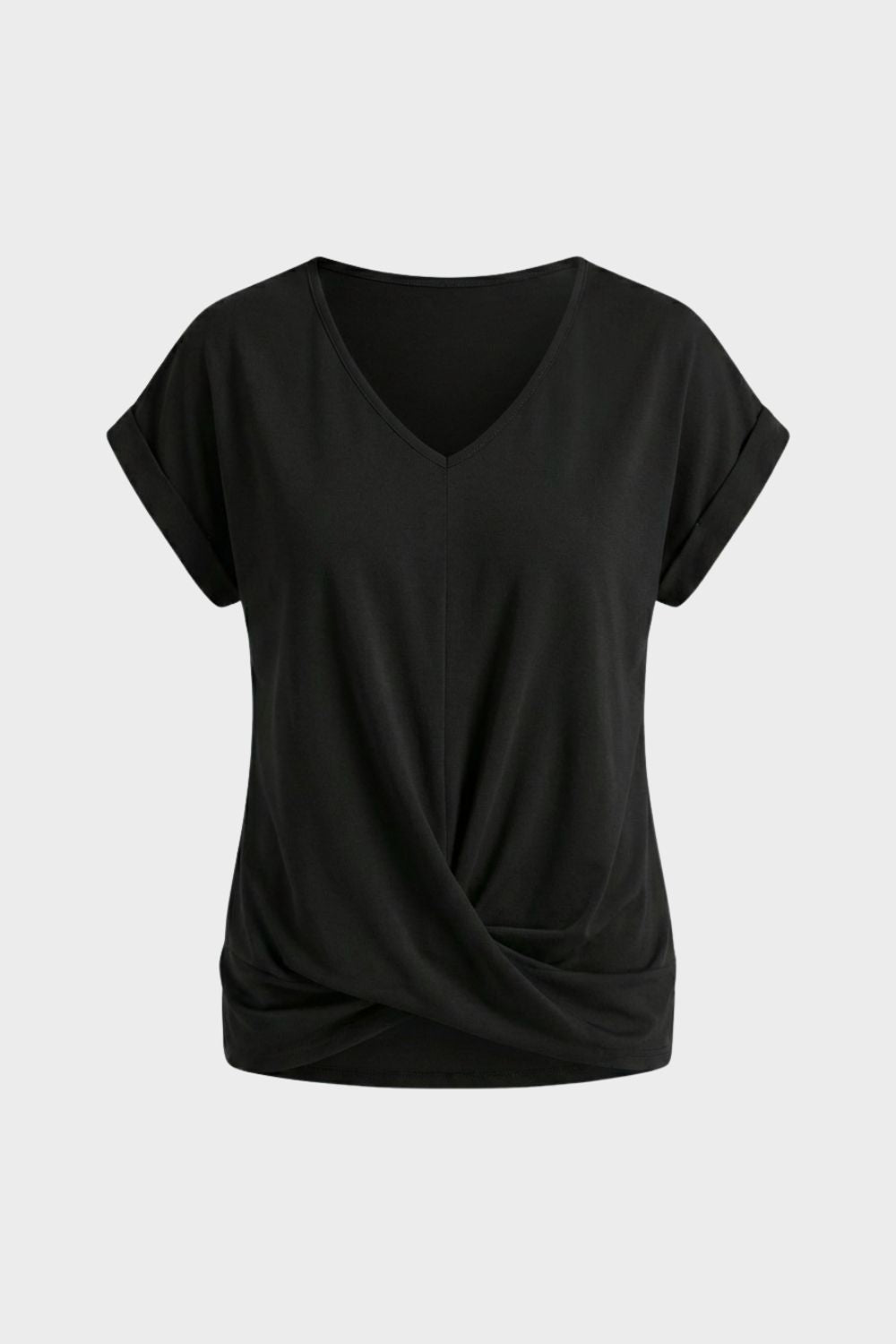 Damen T-Shirt mit V-Ausschnitt und Kurzarm