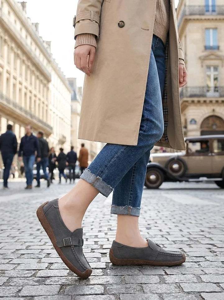 Damen Wildleder Loafer | Bequem