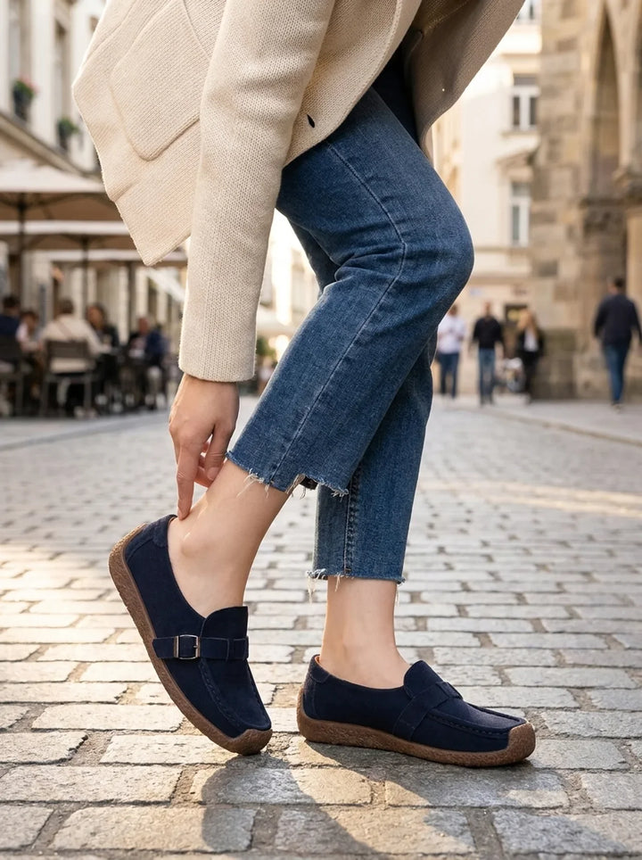 Damen Wildleder Loafer | Bequem