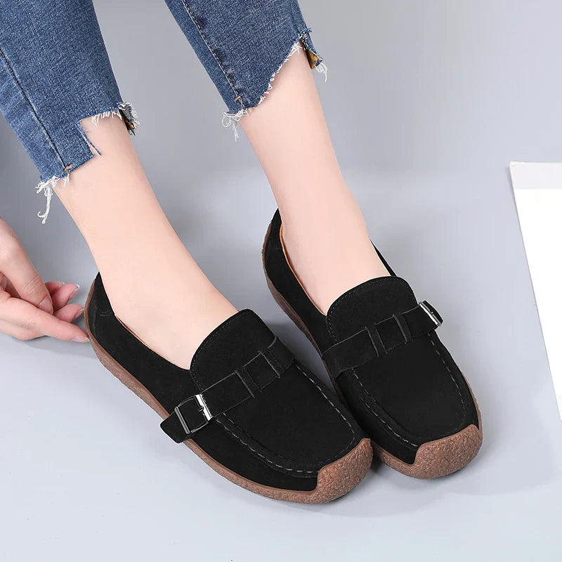 Damen Wildleder Loafer – Farbübersicht in fünf Tönen