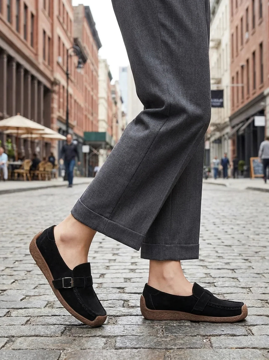 Damen Wildleder Loafer | Bequem