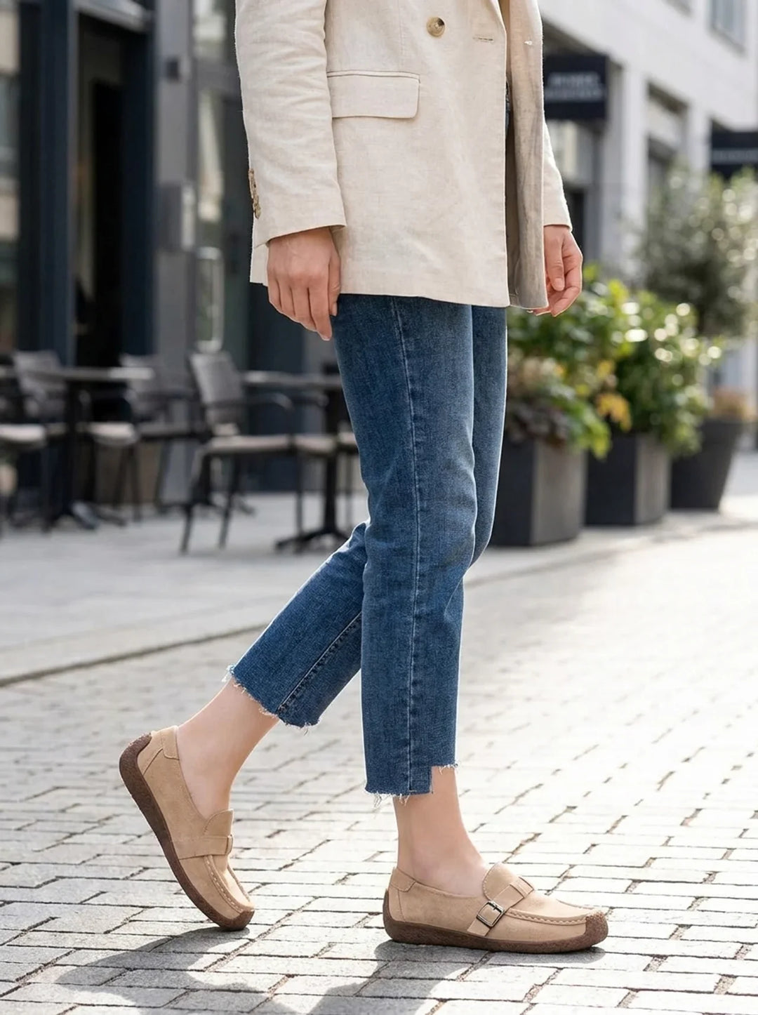 Damen Wildleder Loafer | Bequem