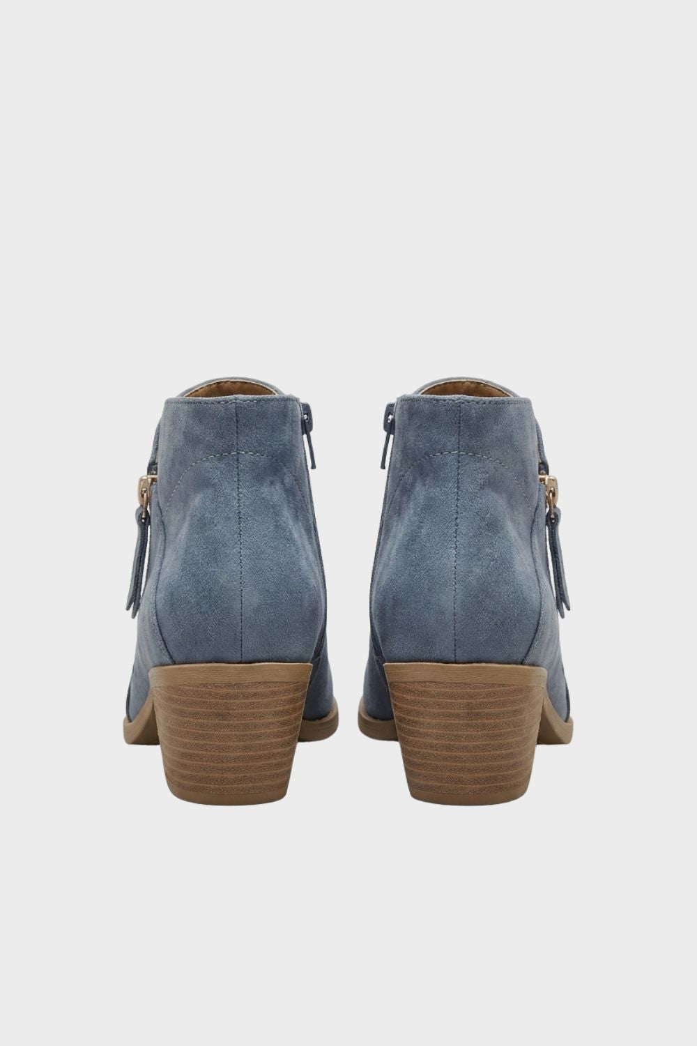 Damen Wildleder Stiefeletten | Blockabsatz