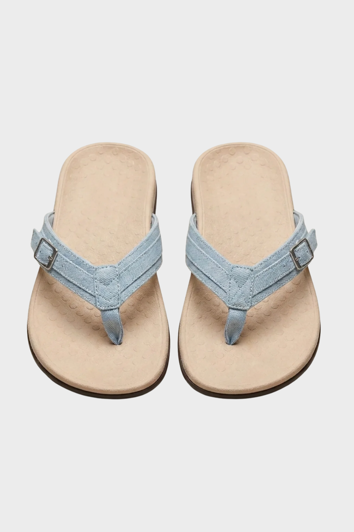Damen Zehentrenner Sommer | Fußbett