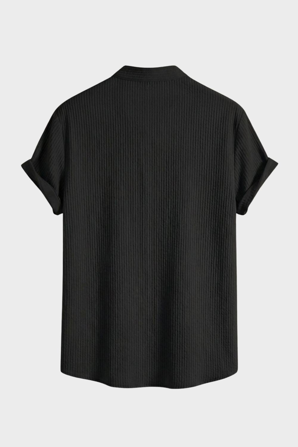 Herren Italo-Hemd – Stand-Collar – Detail-Ansicht