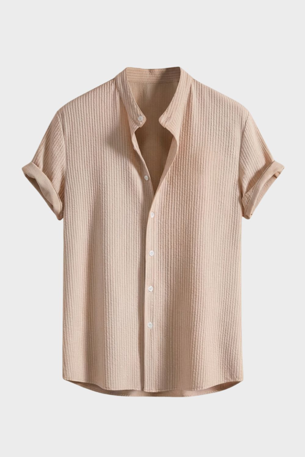 Herren Italo-Hemd – Stand-Collar – Rückansicht