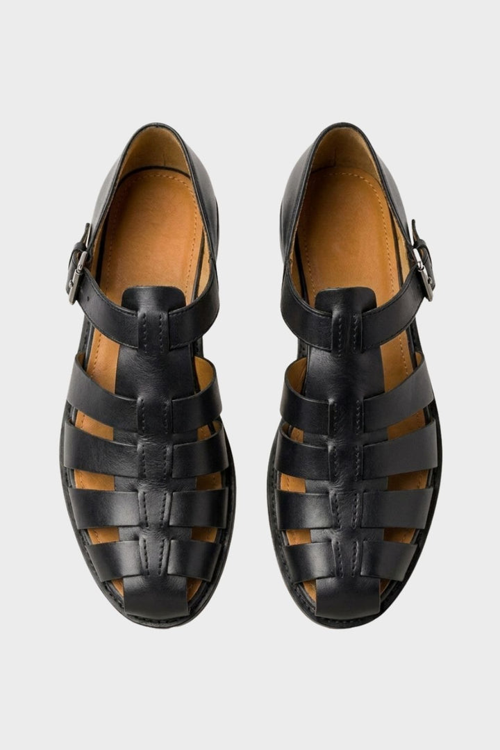 Herren Leder Sandalen | Fisherman