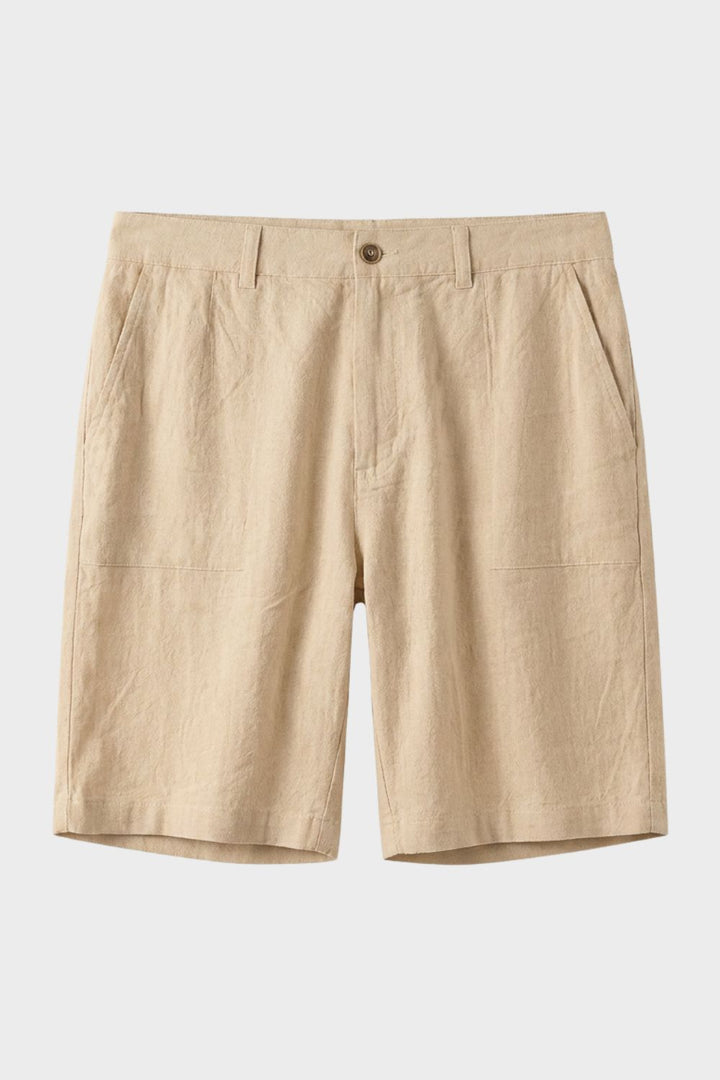Herren Leinen Shorts | Tunnelzug