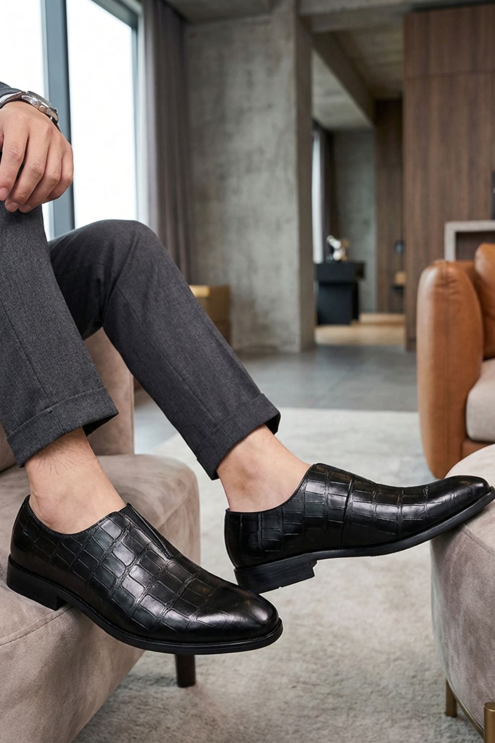 Herren Slip On Loafer für formelle Anlässe | Freizeit
