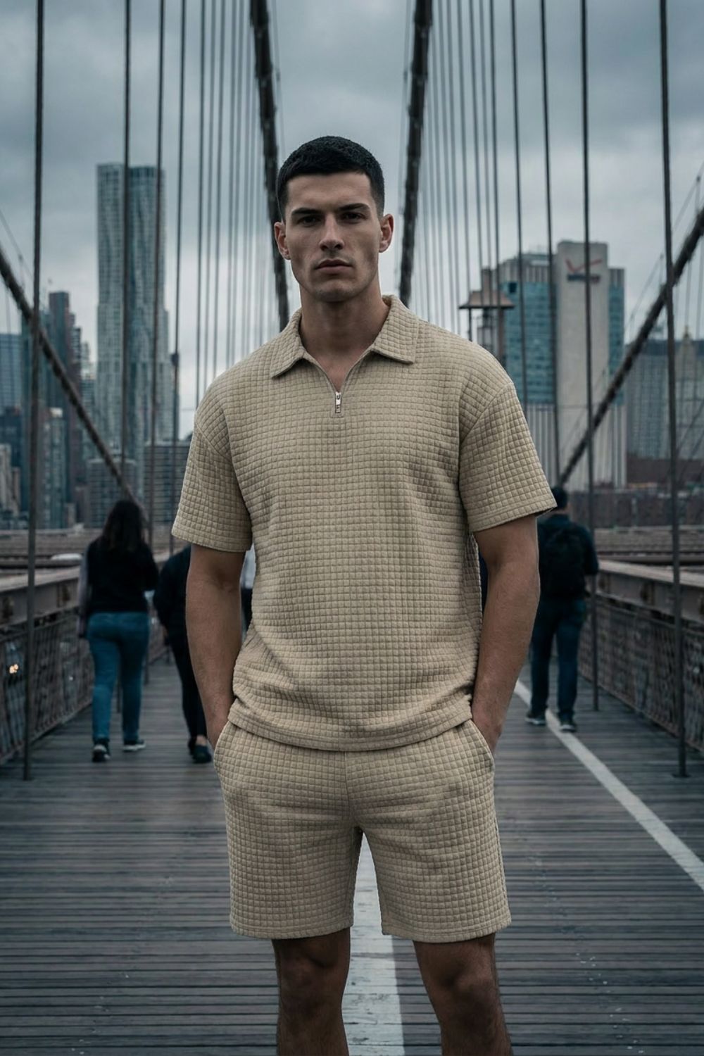 Herren Sommer Set | Polo und Shorts – Pass-Bild