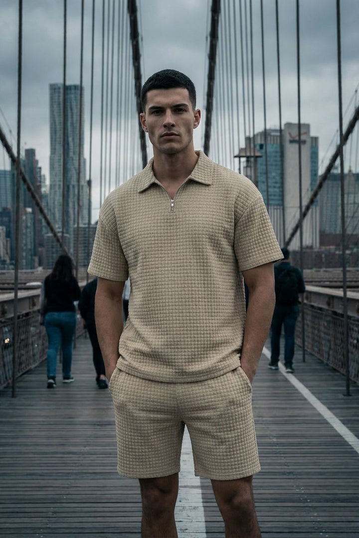Herren Sommer Set | Polo und Shorts – Pass-Bild