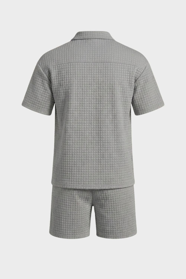 Herren Sommer Set | Polo und Shorts – Profil-Ansicht