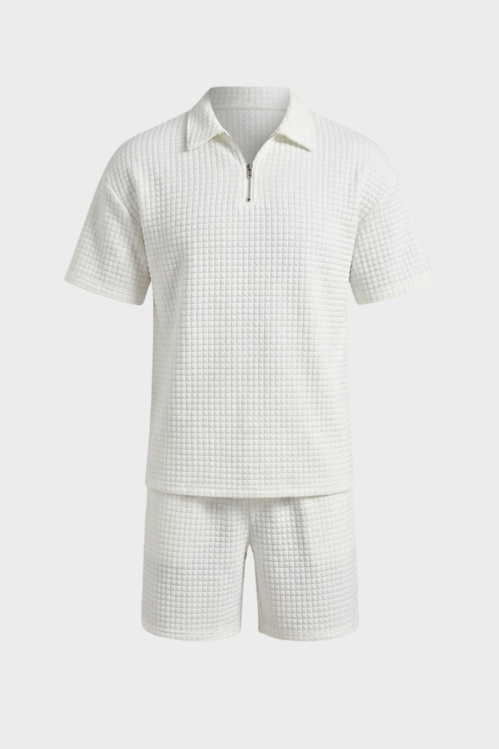 Herren Sommer Set | Polo und Shorts – Rückansicht
