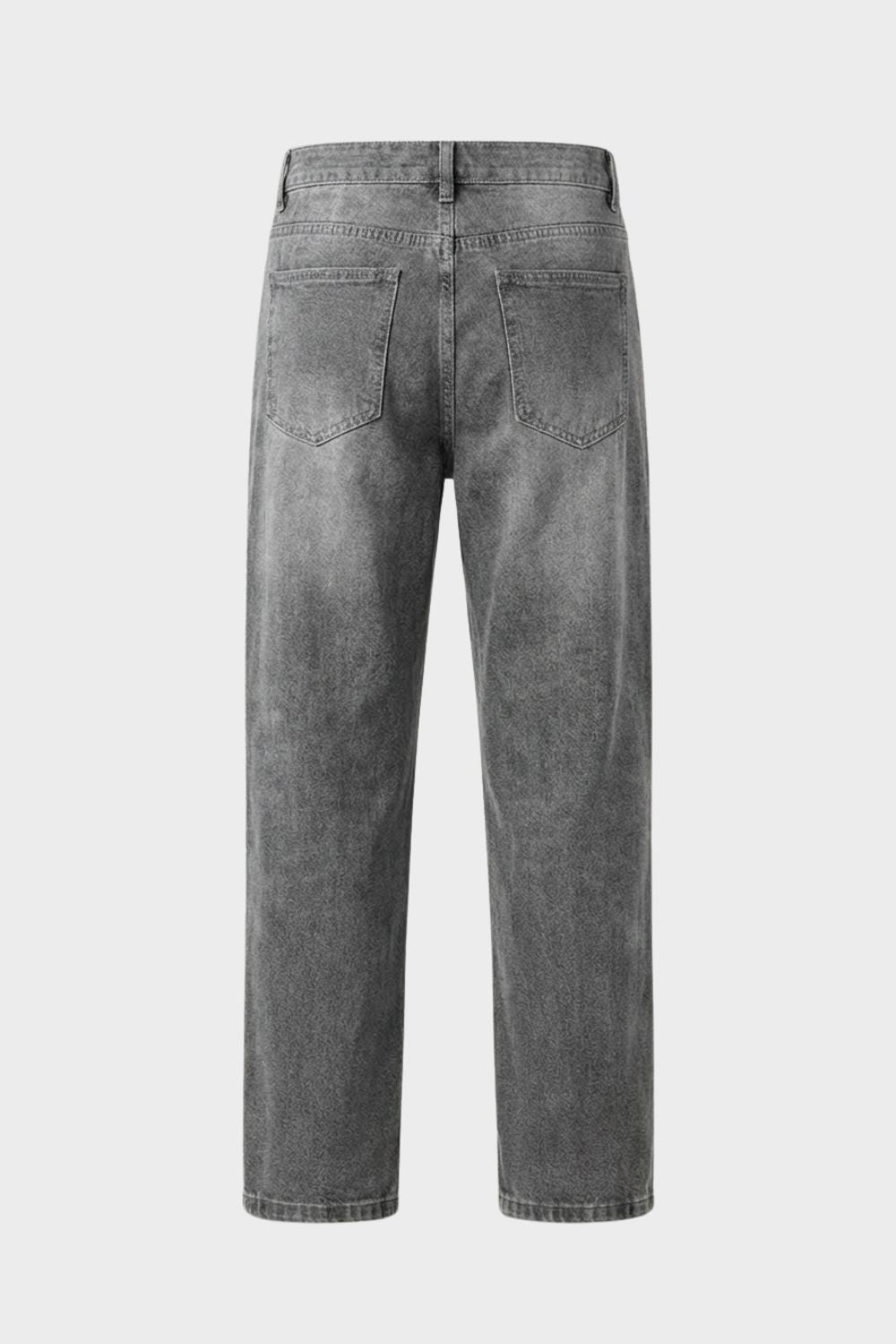 Herren Straight Jeans – Washed – Detail-Ansicht