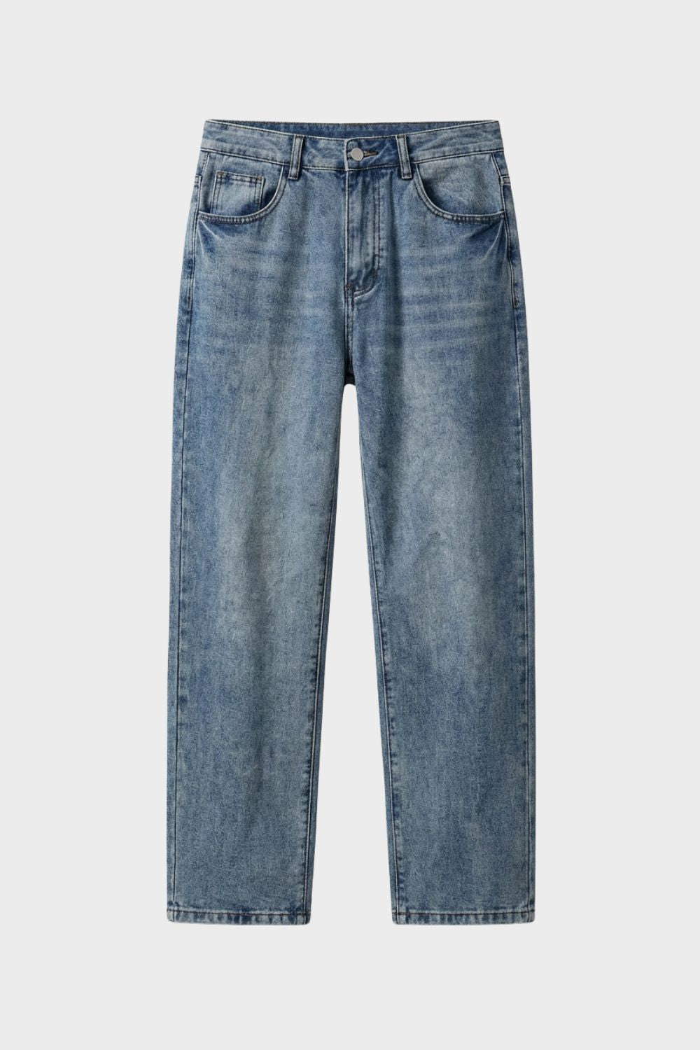 Herren Straight Jeans – Washed – Lifestyle-Look