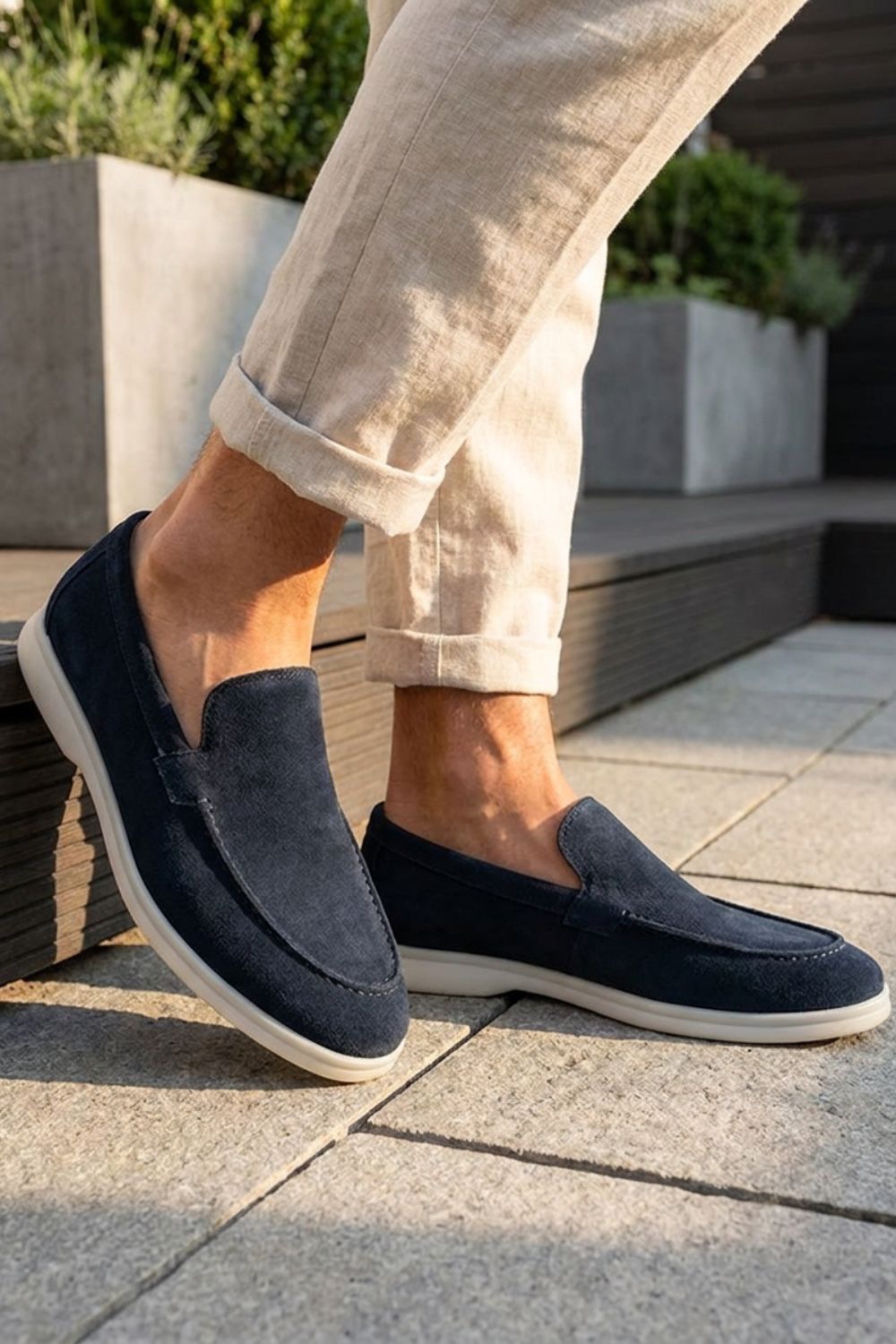 Herren Wildleder Halbschuhe | Slip-On