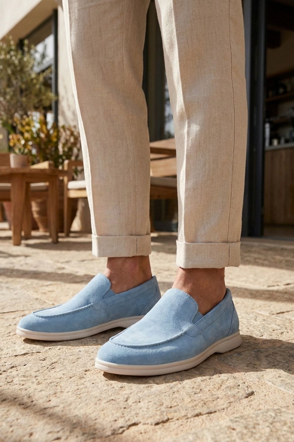 Herren Wildleder Halbschuhe | Slip-On