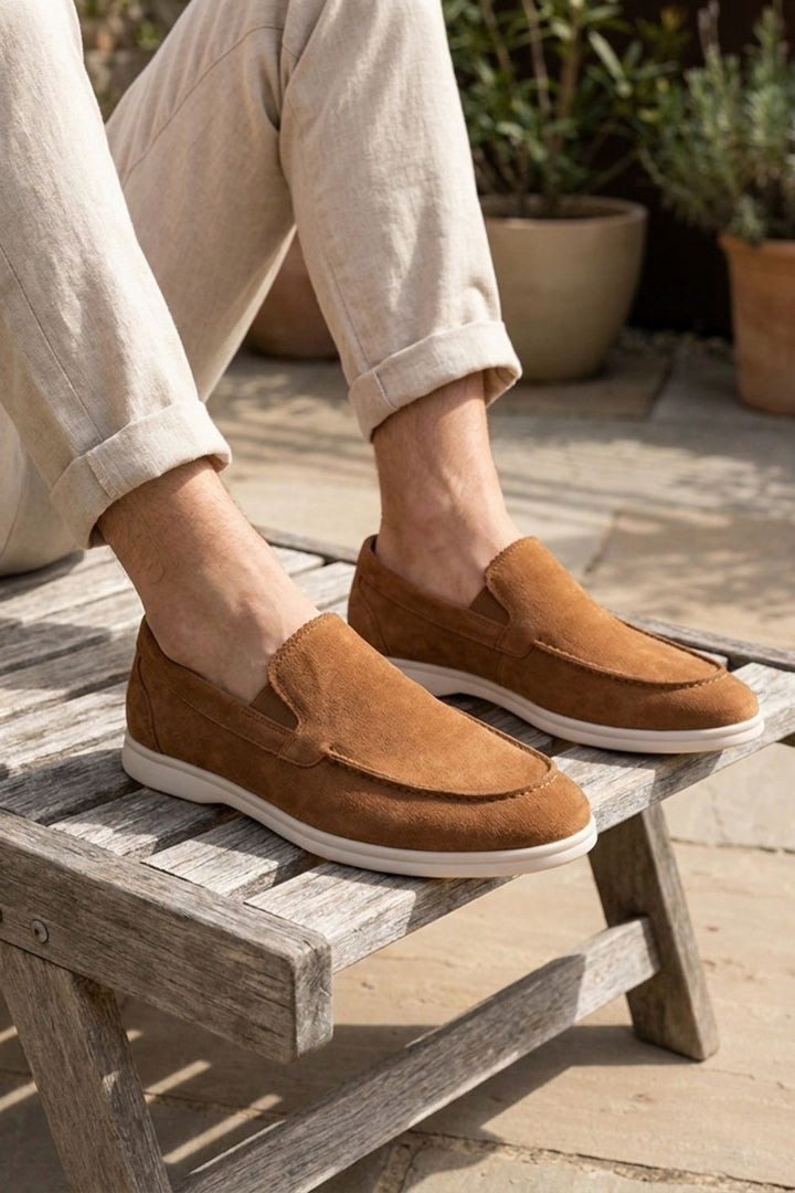 Herren Wildleder Halbschuhe | Slip-On