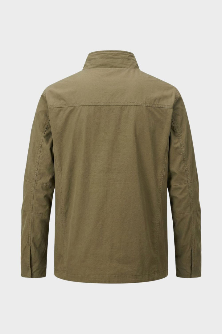 Jacke Herren mit Reißverschluss und Stehkragen