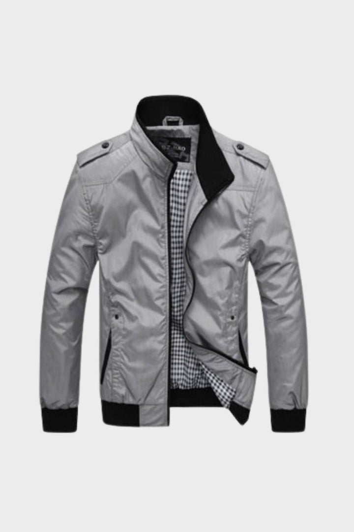 Jacke Herren mit Reißverschluss und Stehkragen – Model 2