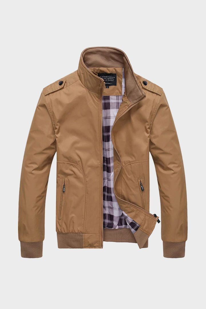 Jacke Herren mit Reißverschluss und Stehkragen – Model 2