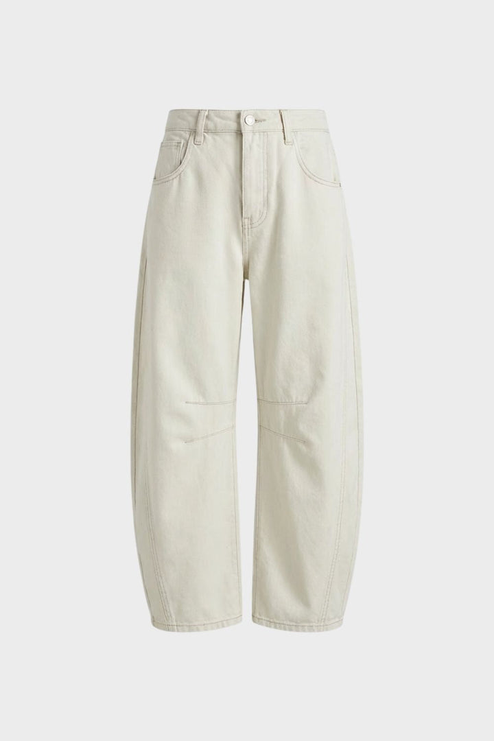 Jeans Damen Wide Leg mit hoher Taille