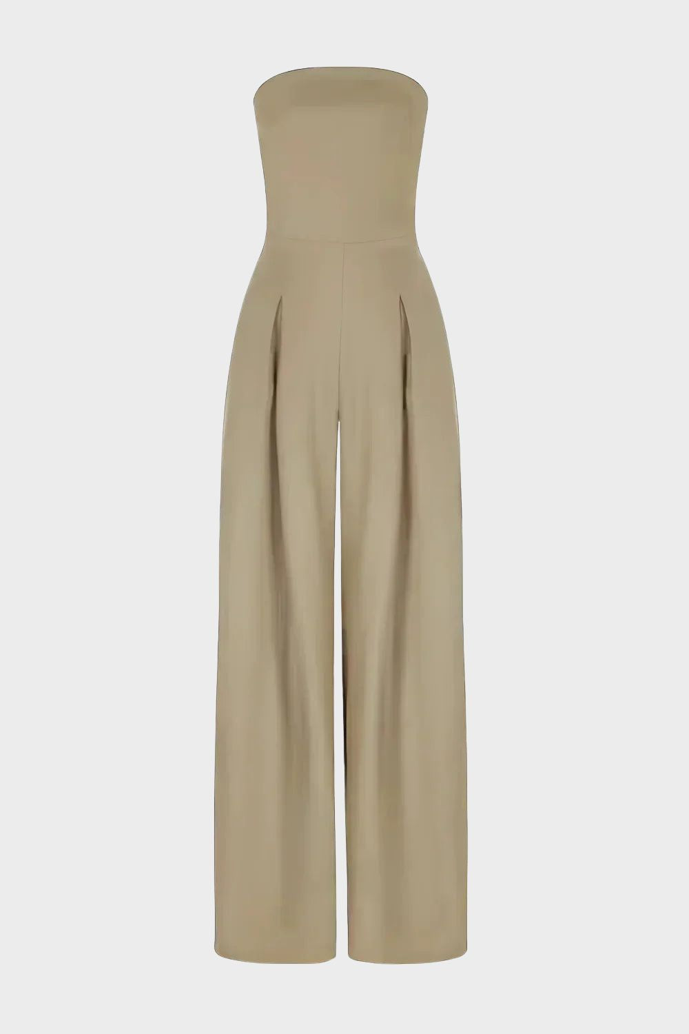 Jumpsuit Damen Bandeau mit weitem Bein