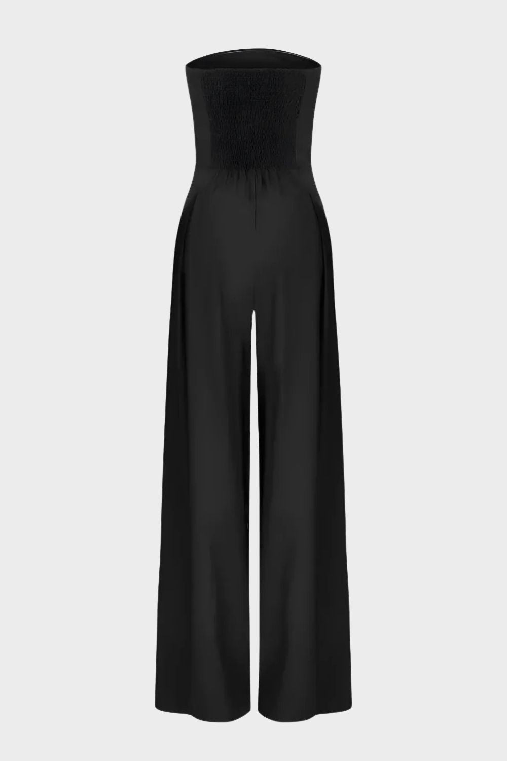 Jumpsuit Damen Bandeau mit weitem Bein