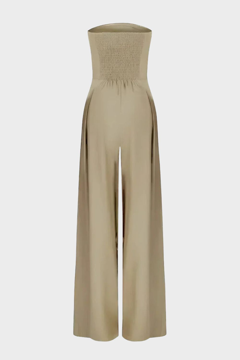 Jumpsuit Damen Bandeau mit weitem Bein
