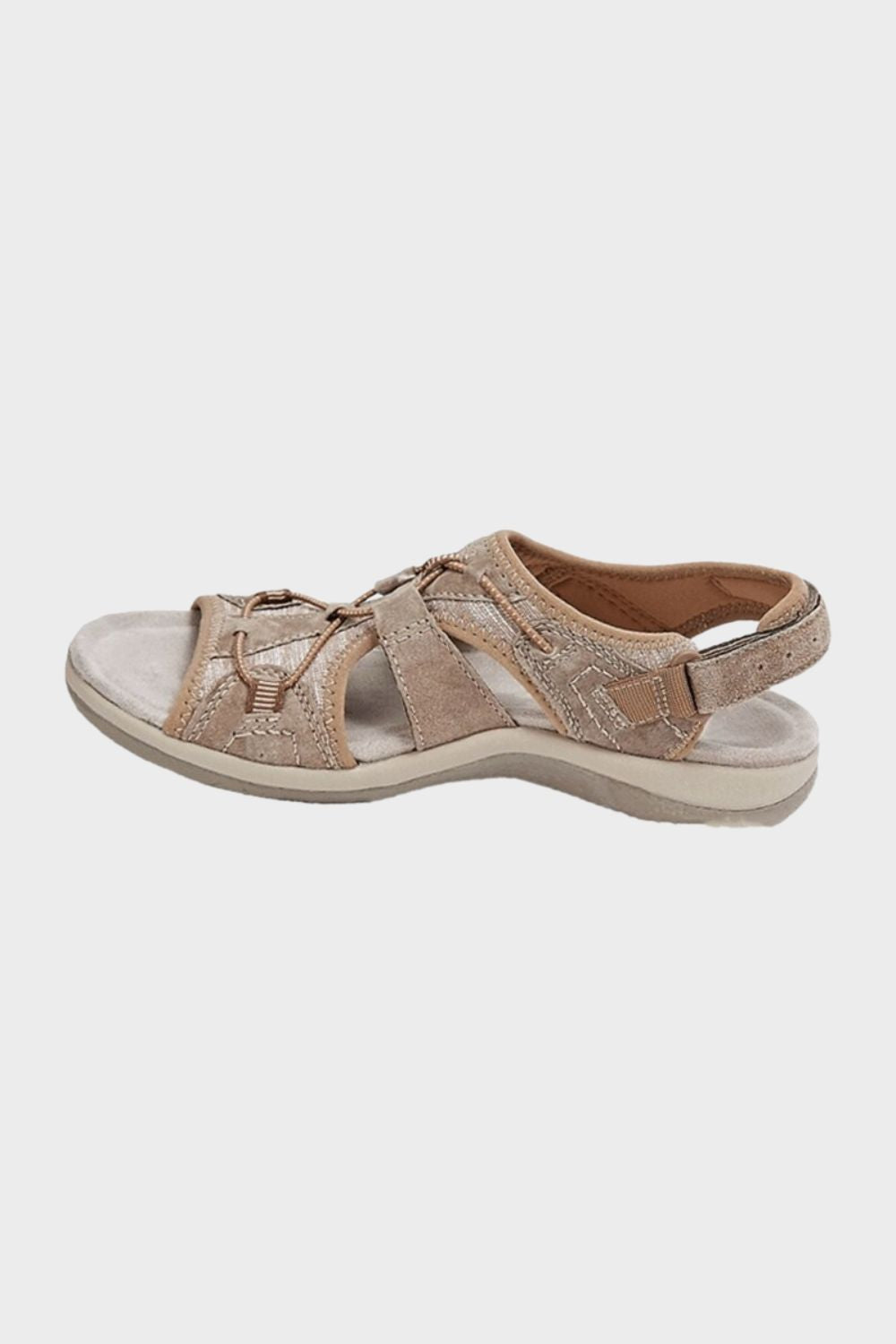 Sandalen Damen mit Klettverschluss und Riemen