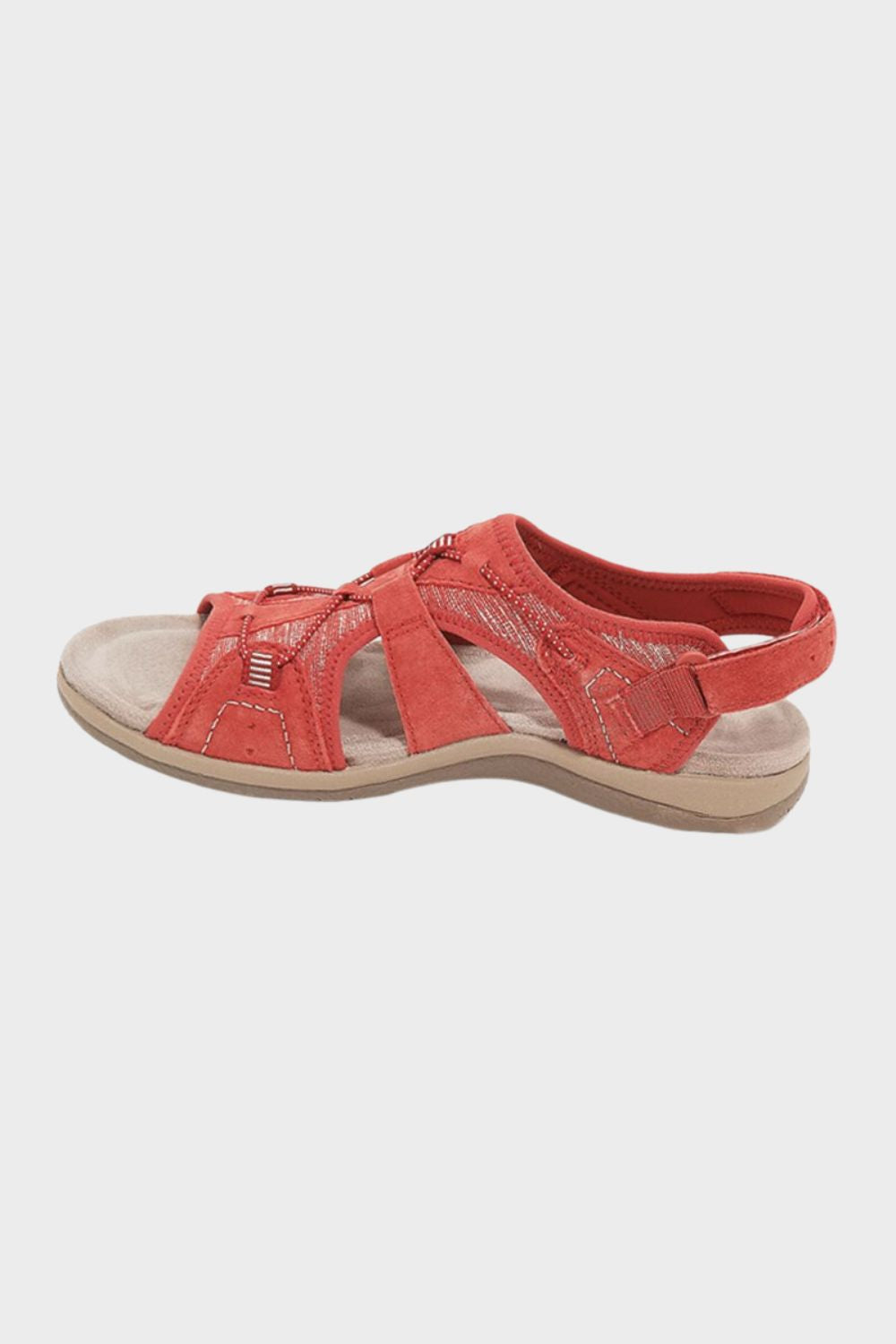 Sandalen Damen mit Klettverschluss und Riemen