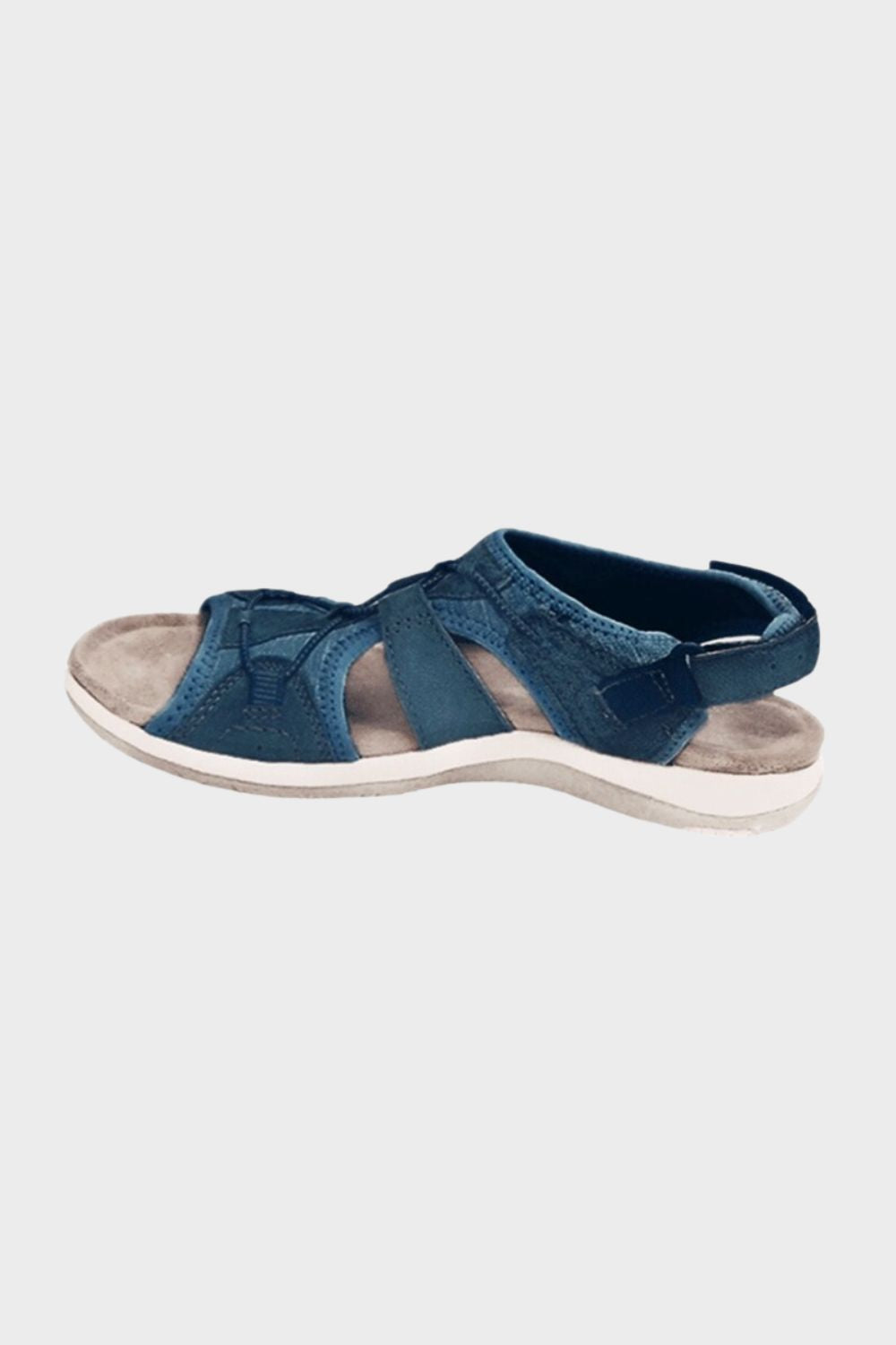 Sandalen Damen mit Klettverschluss und Riemen